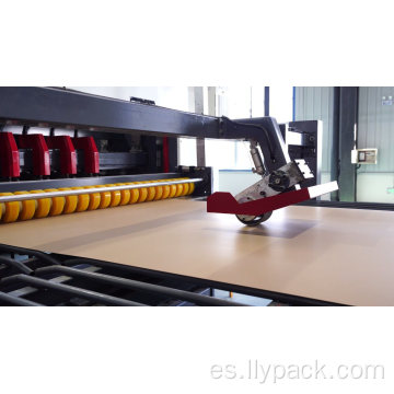 Línea automática de producción de cartón corrugado de 3 capas
